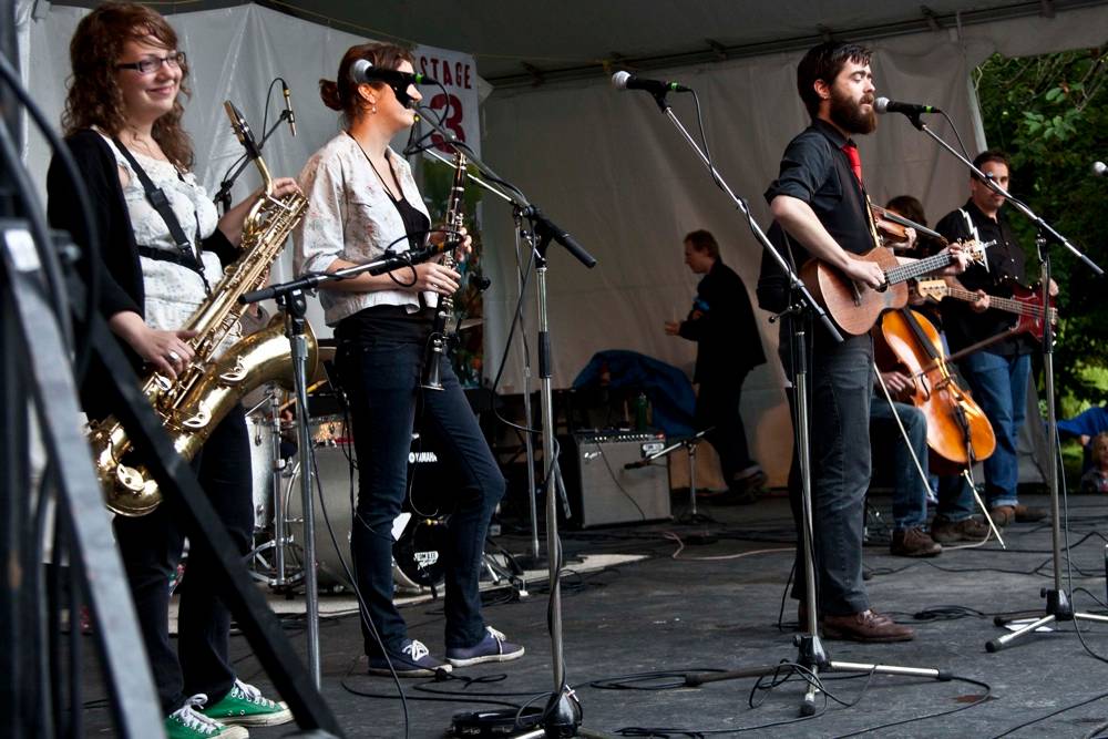 The Burning Hell at the Vancouver Folk Music Festival, Julyi 16 2011. Dasha Lushnikova photo