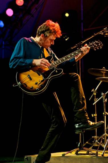 Joel Plaskett at Vancouver Folk Music Festival, Vancouver, June 15 2011. Christopher Edmonstone photo