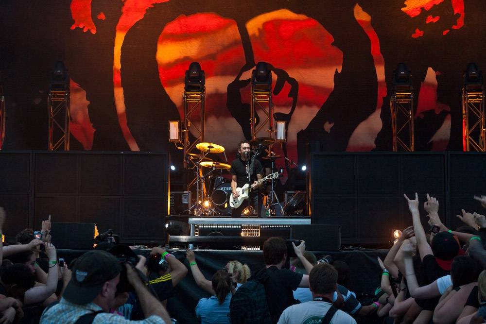 Rise Against at Edgefest 11, Downsview Park Toronto July 9 2011. Heather Orr photo