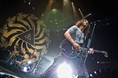 Chris Cornell with Soundgarden at Rogers Arena, July 29 2011. Matt Neumann photo