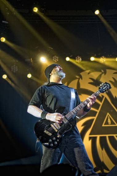 Kim Thayil with Soundgarden at Rogers Arena, July 29 2011. Matt Neumann photo