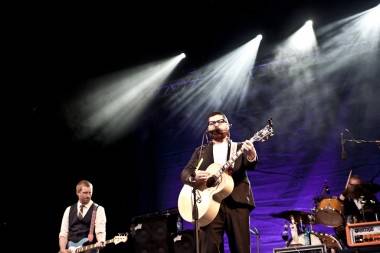 The Decemberists at Malkin Bowl, Vancouver, Aug 23 2011. Anja Weber photo