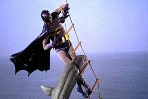 Batman and Shark from Batman movie (1966).