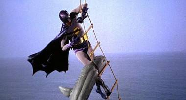 Batman and Shark from Batman movie (1966).