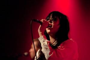 Alisa Xayalith with The Naked and the Famous at the Commodore Ballroom