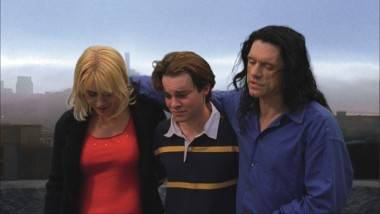 Movie still from Tommy Wiseau's The Room