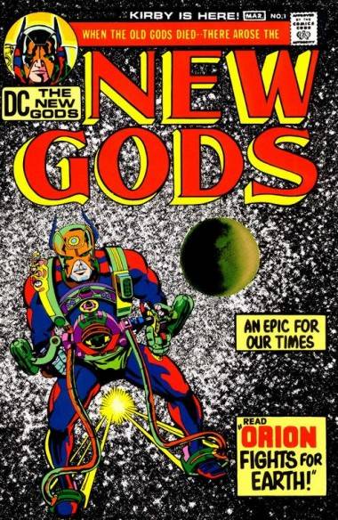 Cover art by Jack Kirby for New Gods #1 (DC Comics).