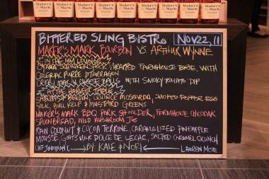 Bittered Sling Bistro menu photo