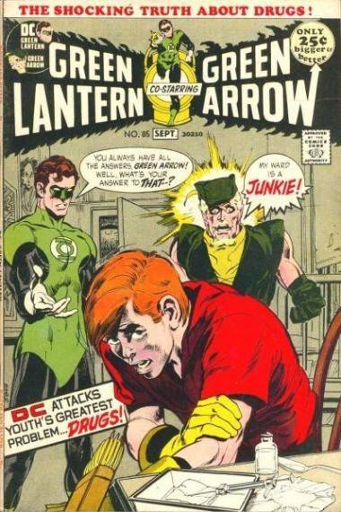 Green Lantern comic book cover by Neal Adams