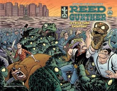 Reed Gunther comic book cover