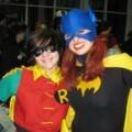 Robin and Batgirl cosplay at 2011 ECCC photo