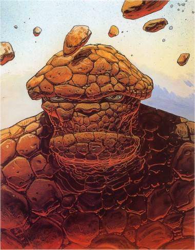 Marvel Comics' The Thing by Moebius.