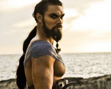 Jason Momoa as Khal Drogo in Game of Thrones photo