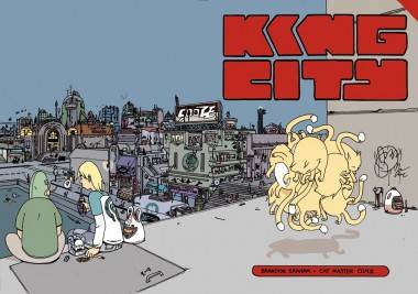 King City graphic novel cover by Brandon Graham.