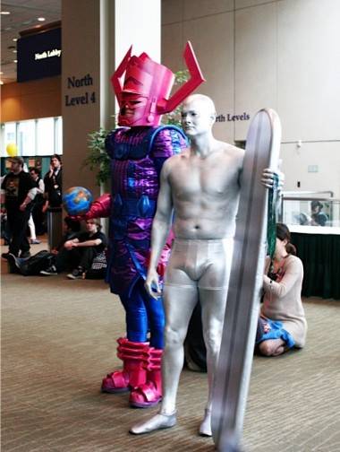 Galactus and Silver Surfer at ECCC 2012 photo