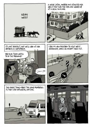 Jerusalem graphic novel interior art Guy Delisle