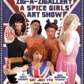 Spice Girls art show poster