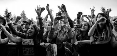 Audience at Foster the People Burnaby concert photo