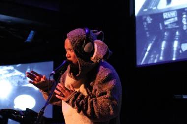 Kid Koala in koala costume photo