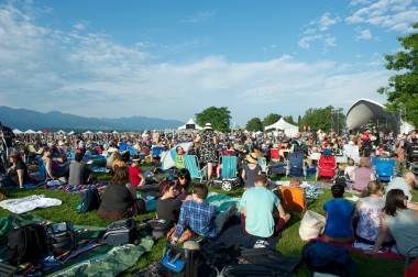 Vancouver Folk Music Festival audience