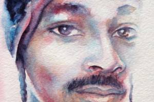 Snoop Dogg painting by Megan Allard