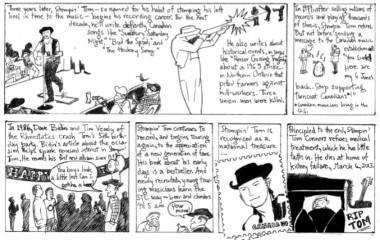 Stompin Tom Connors tribute comic