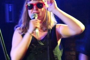 Kristina Hedlund with Rah Rah band Vancouver