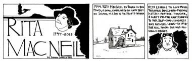Rita MacNeil comic strip