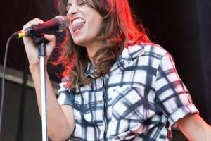 Martina Sorbara with Dragonette at Squamish Valley Music Festival