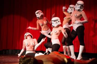 Star Wars Burlesque at the Rio Theatre, Vancouver, Nov 23 2013. Kirk Chantraine photo.