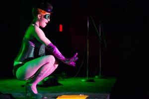 Vintage Comics Burlesque at the WISE Hall Feb 8. Kirk Chantraine photo.