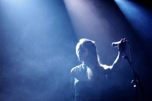 Hannah Reid with London Grammar at the Commodore Ballroom Vancouver