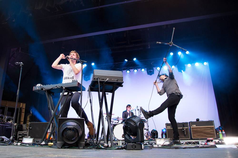 Cut Copy at the Malkin Bowl, Vancouver, May 23 2014. Kirk Chantraine photo.