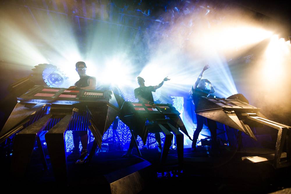 Glitch Mob at the Commodore Ballroom, Vancouver, May 1 2014. Kirk Chantraine photo.