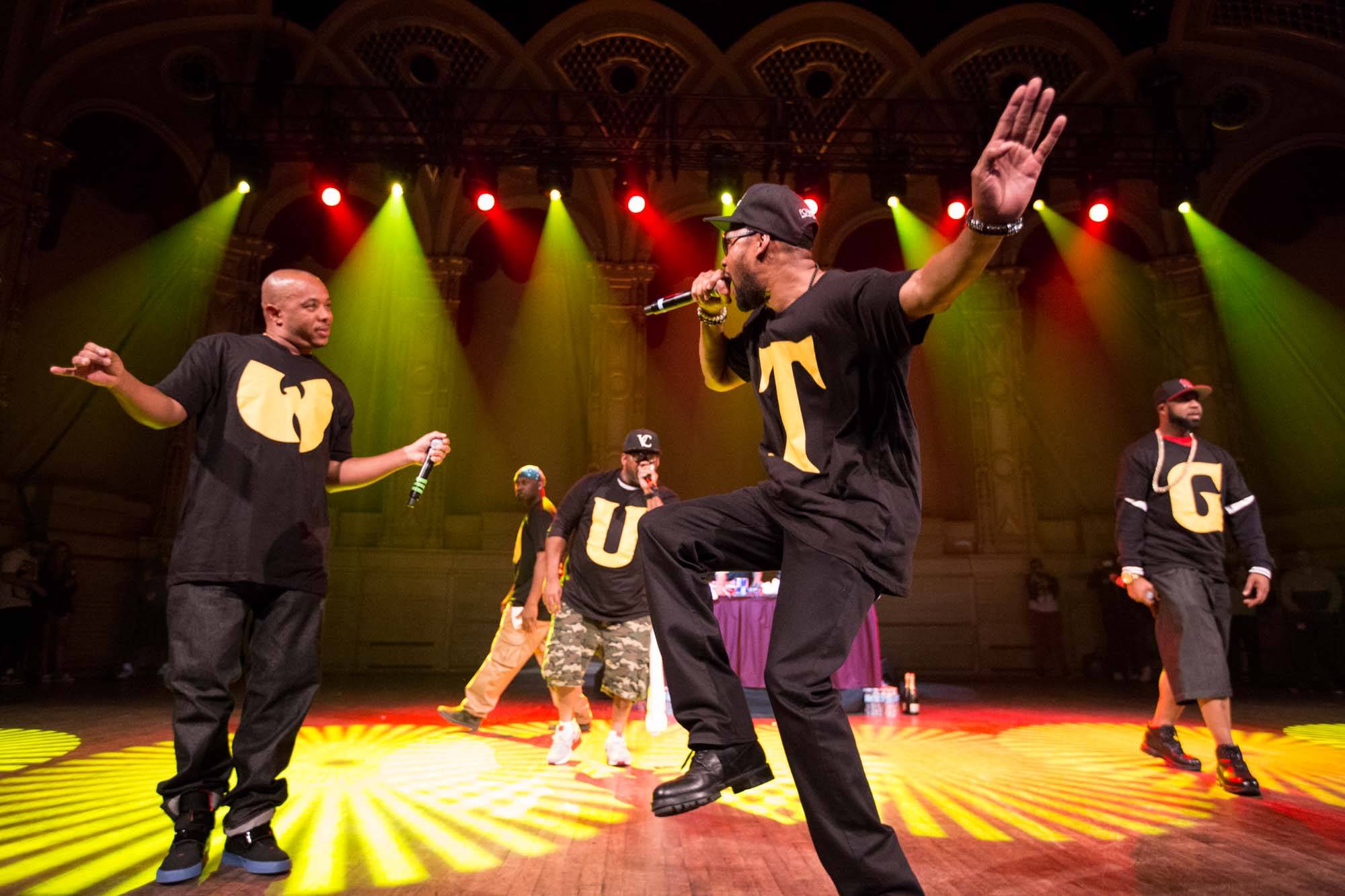 Wu Tang Clan at the Orpheum Theatre, Vancouver, June 28 2014. Kirk Chantraine photo.