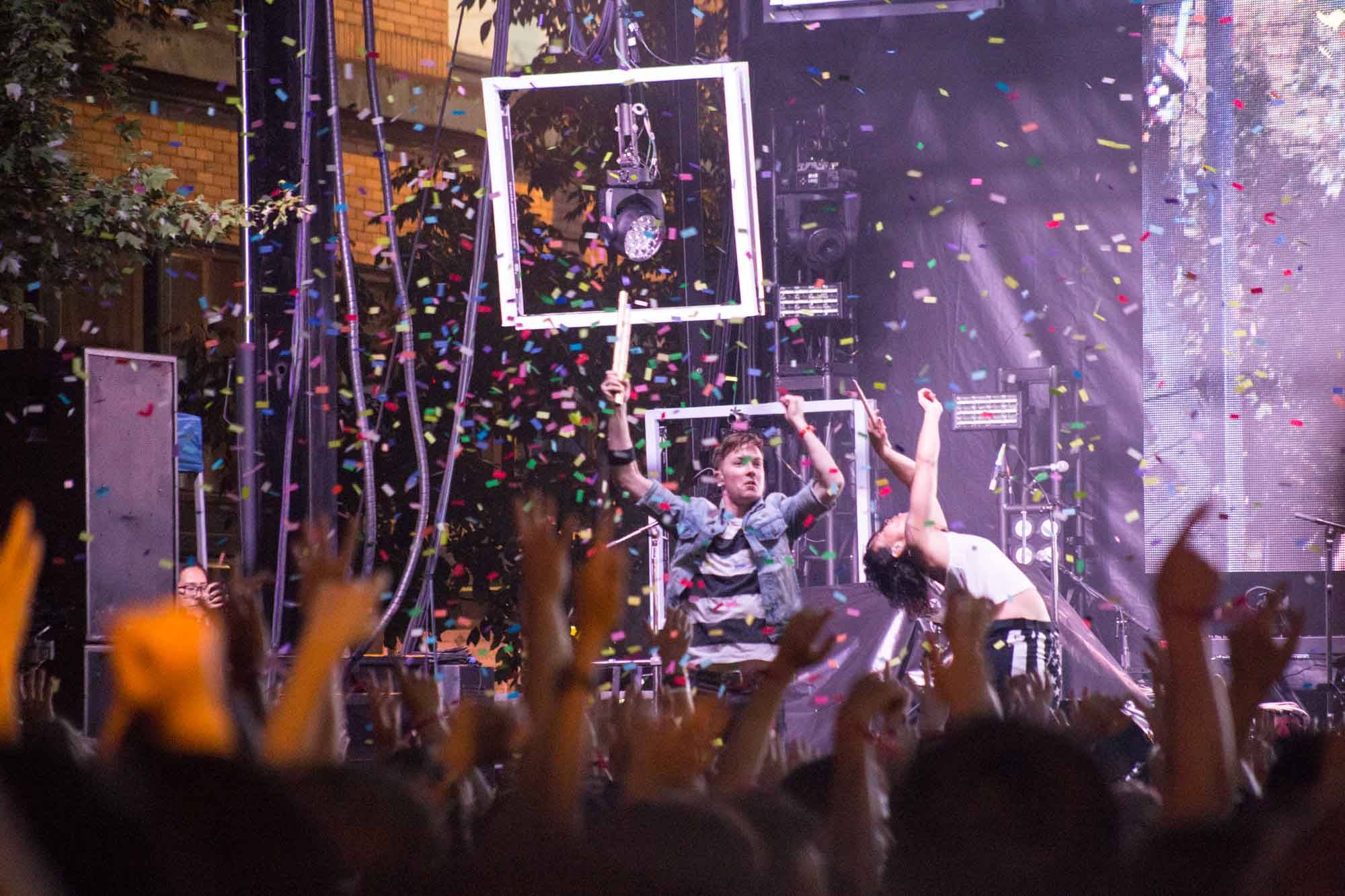 Matt and Kim at the Capitol Hill Block Party