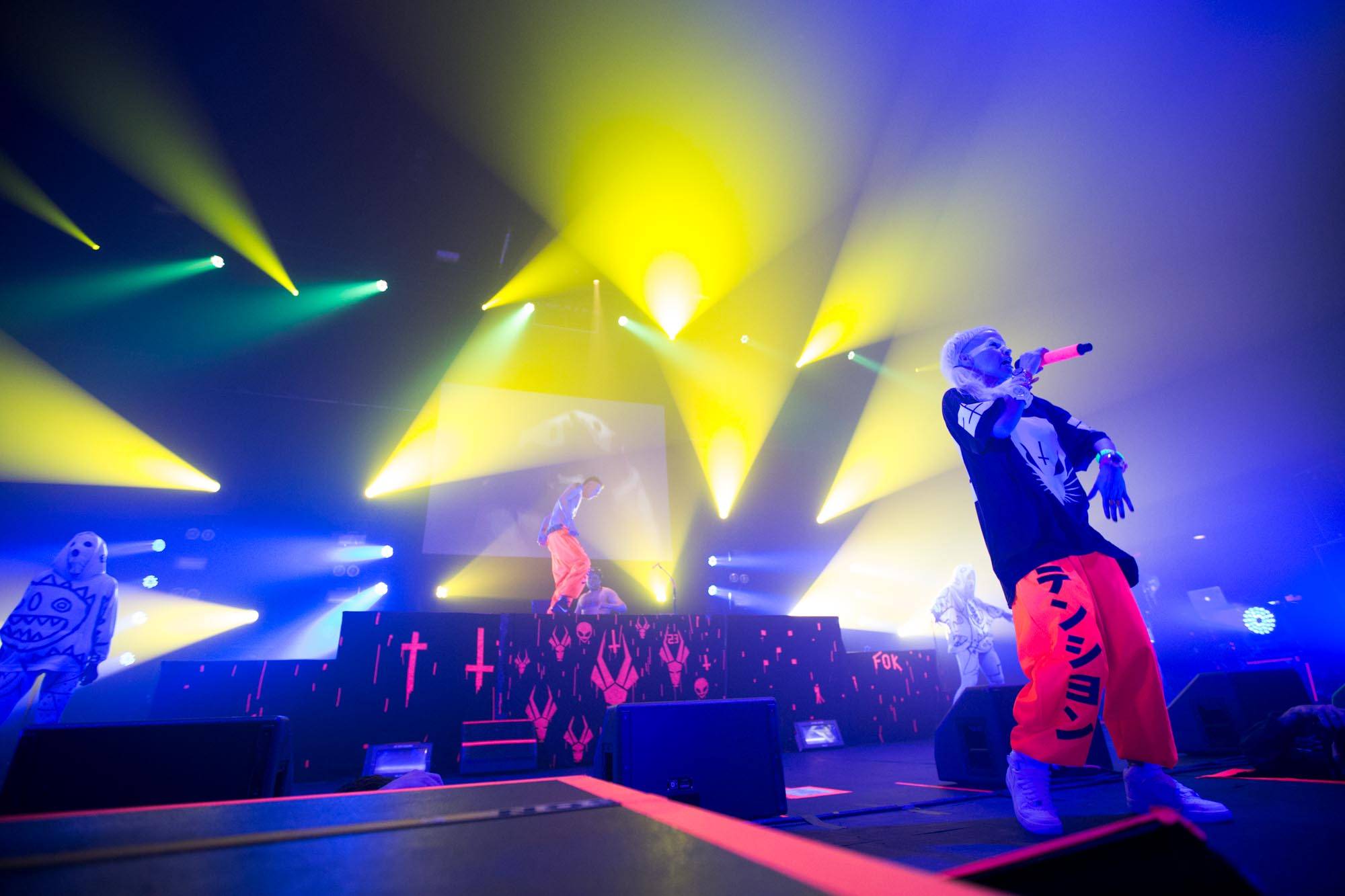 Die Antwoord at the PNE Forum, Vancouver, Sept. 23 2014. Kirk Chantraine photo.