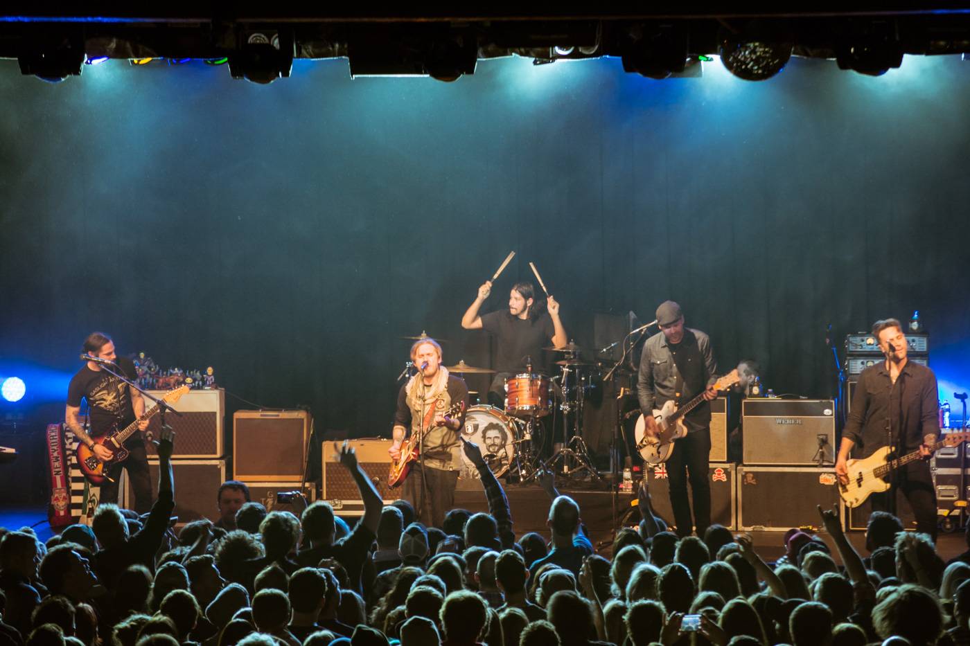 The Gaslight Anthem at the Commodore Ballroom, Vancouver, Mar. 19 2015. Pavel Boiko photo.