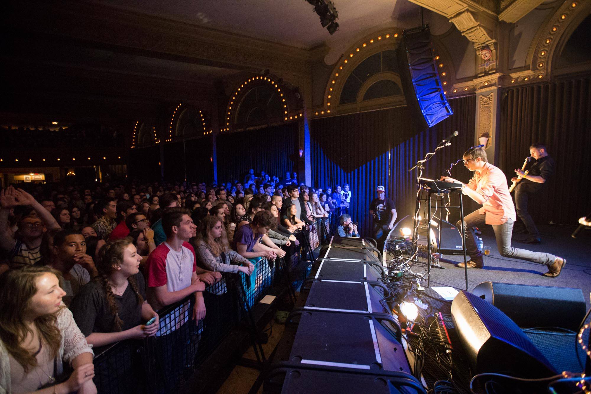 Saint Motel at the Crystal Ballroom, Portland, Apr. 4 2015. Kirk Chantraine photo.