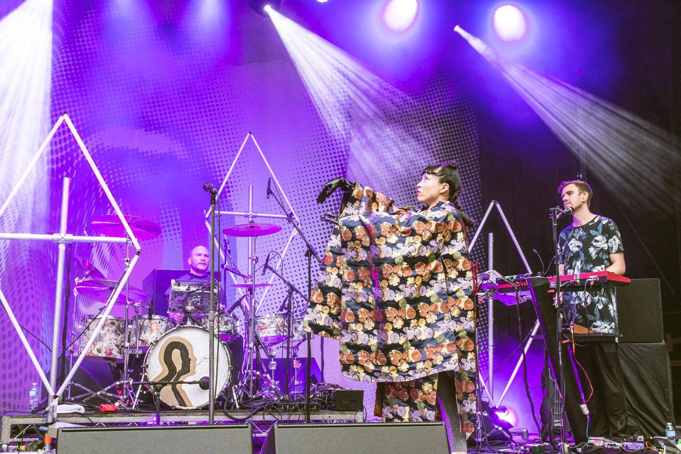 Little Dragon at the Malkin Bowl, Vancouver, May 23 2015. Pavel Boiko photo.