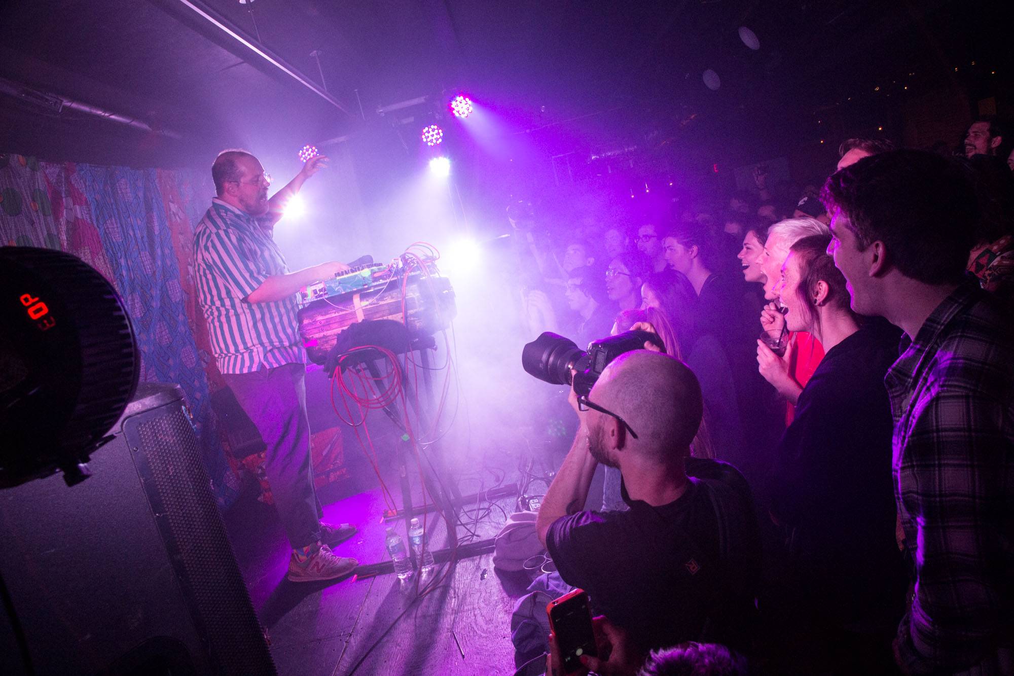 Dan Deacon at the Electric Owl, Vancouver, May 7 2015. Kirk Chantraine photo.