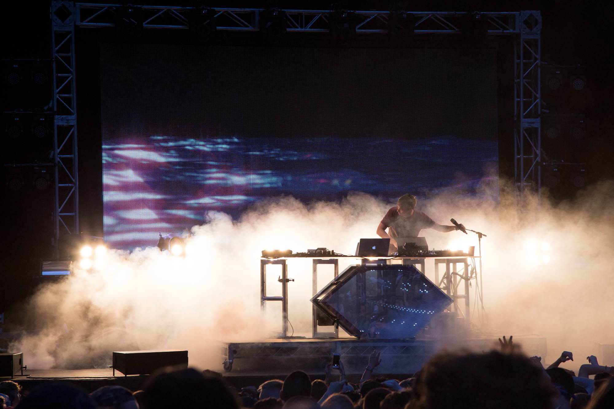 Flume at the Malkin Bowl, Vancouver, May 21 2015. Kirk Chantraine photo.