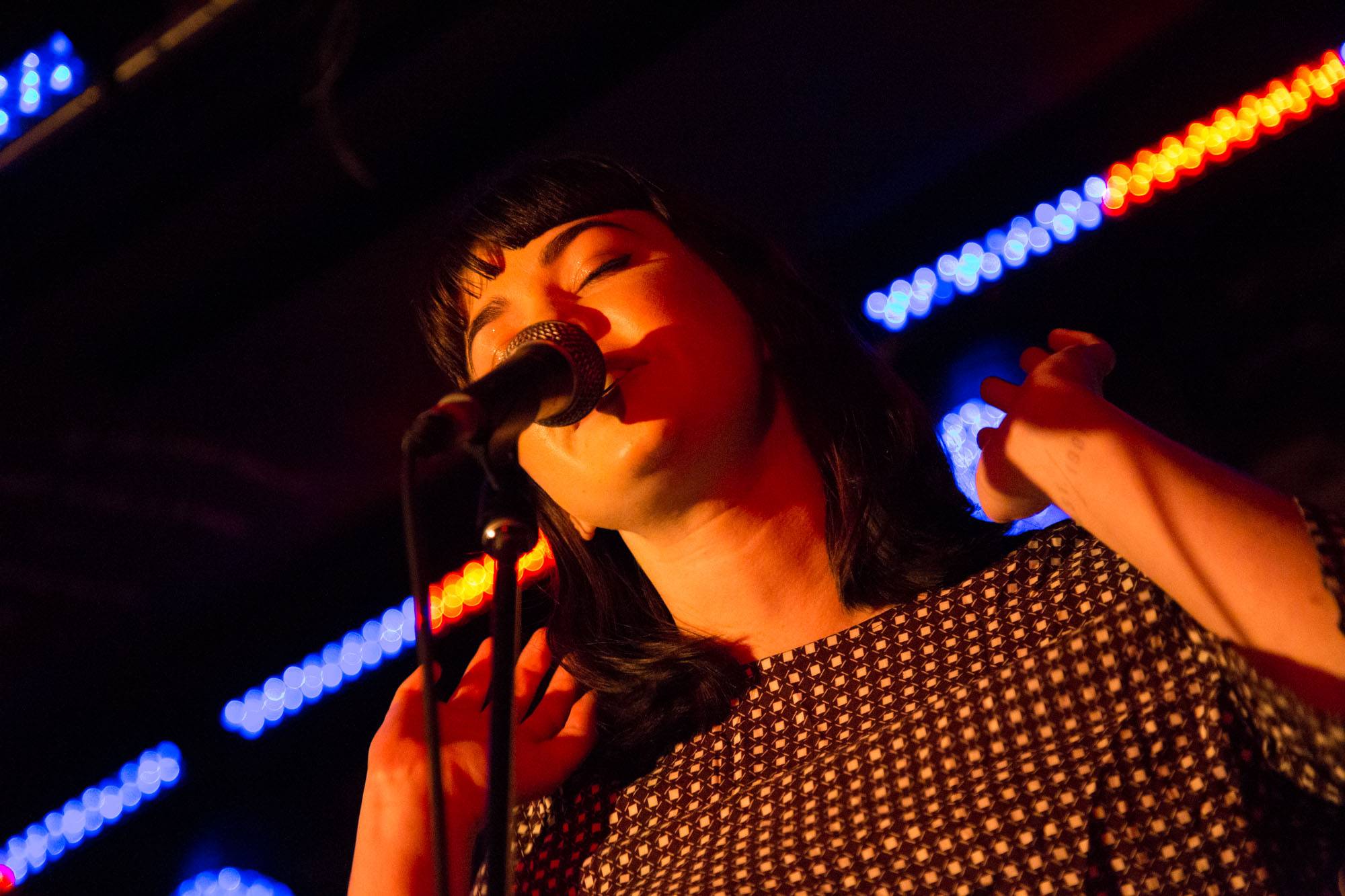 Yumi Zouma at the Electric Owl, Vancouver, July 23 2015. Kirk Chantraine photo.