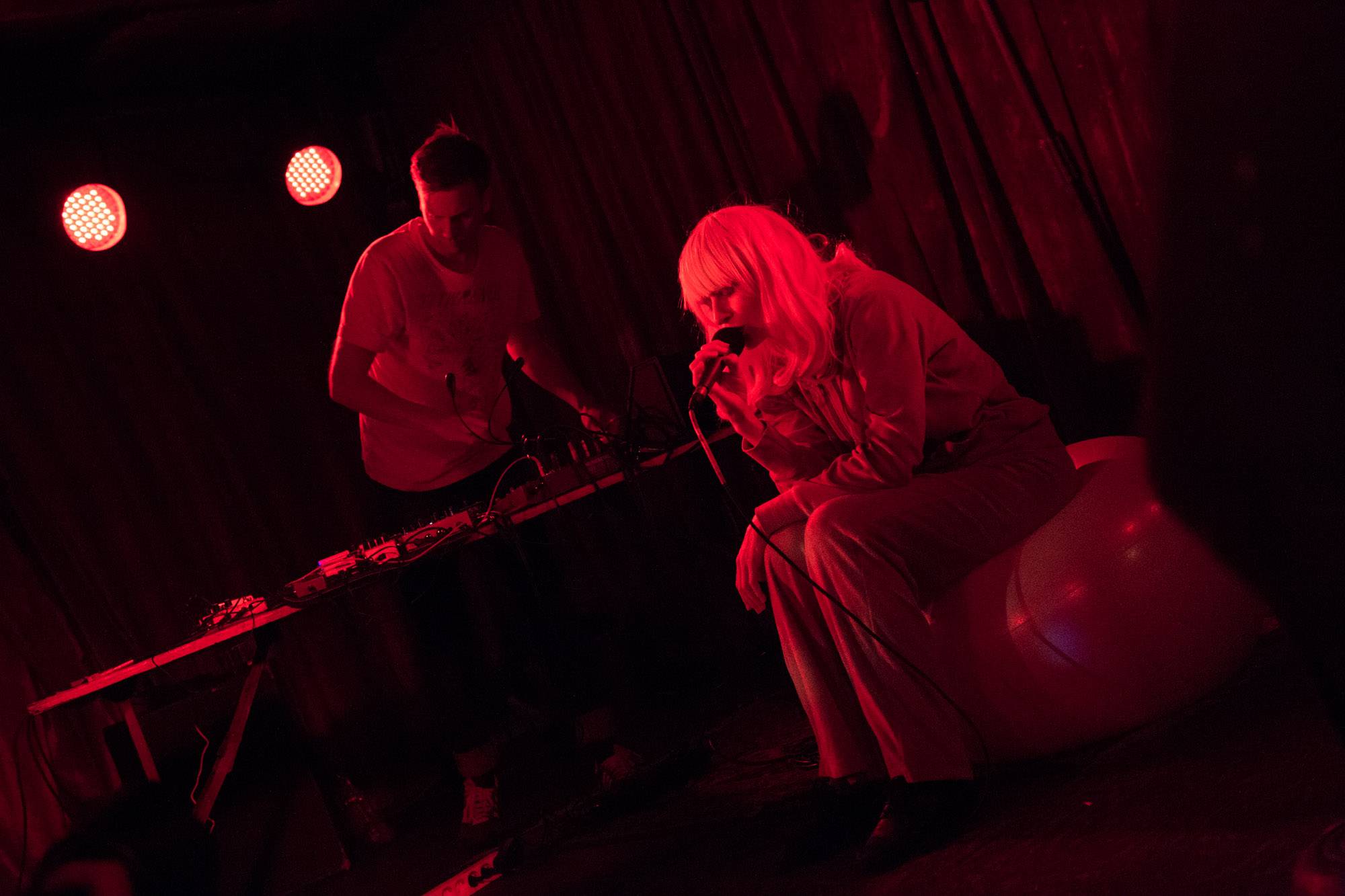 Jenny Hval at the Cobalt, Vancouver, Aug 28 2015. Kirk Chantraine photo.