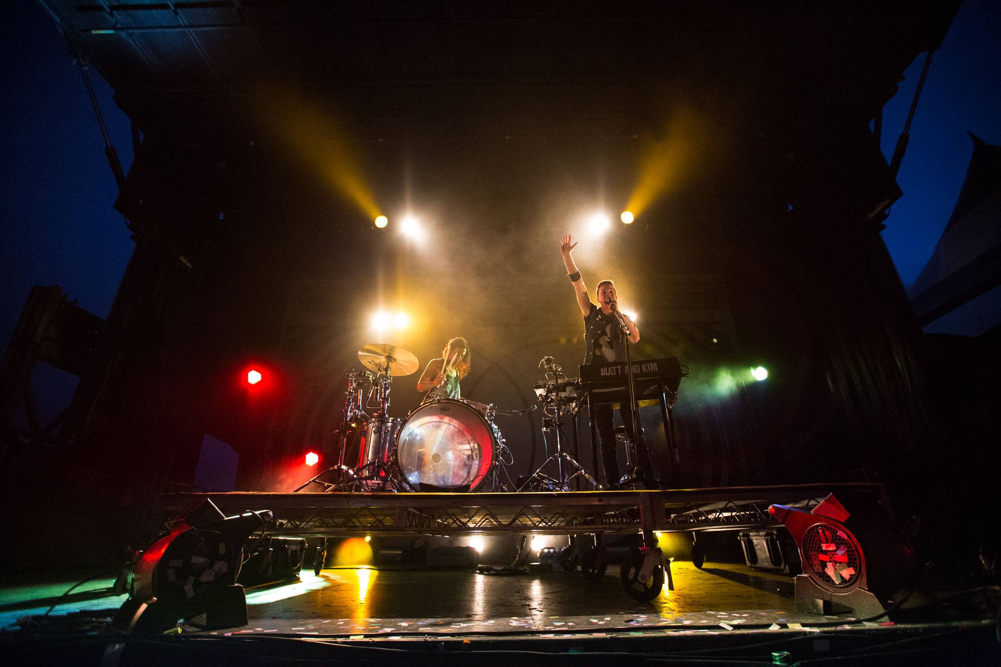 Matt and Kim at the Richmond World Festival, Sept 5 2015. Kirk Chantraine photo.