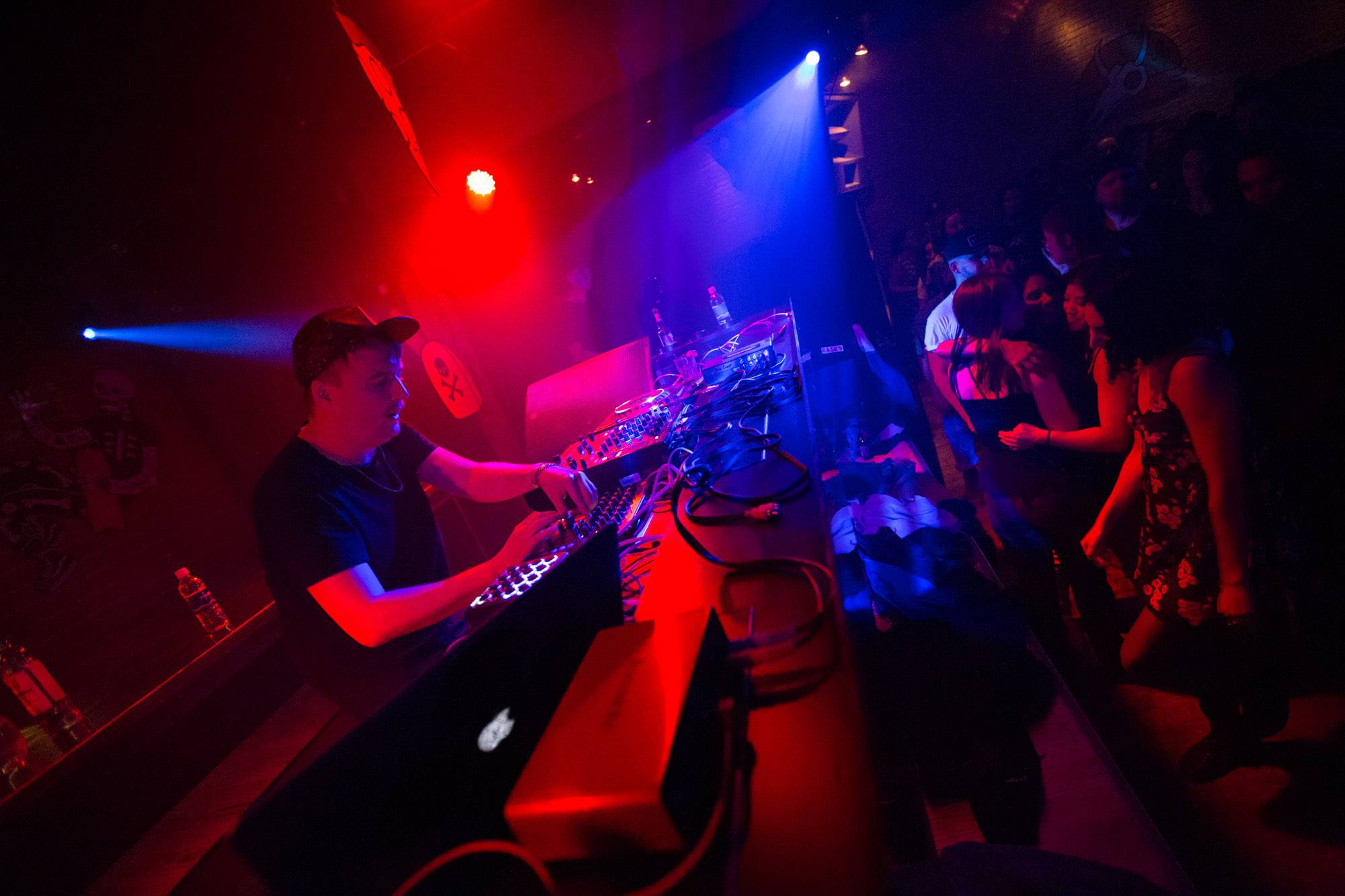 Machinedrum at Fortune Sound Club, Vancouver, Oct 29 2015. Kirk Chantraine photo.