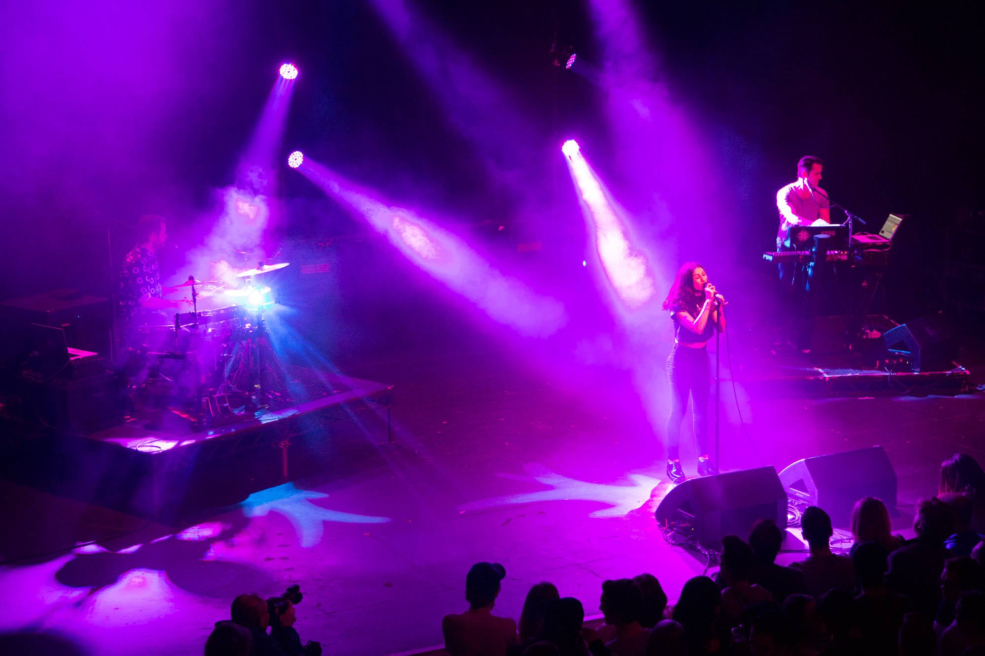 Dragonette at the Vogue Theatre, Vancouver, Dec. 11 2015. Kirk Chantraine photo.