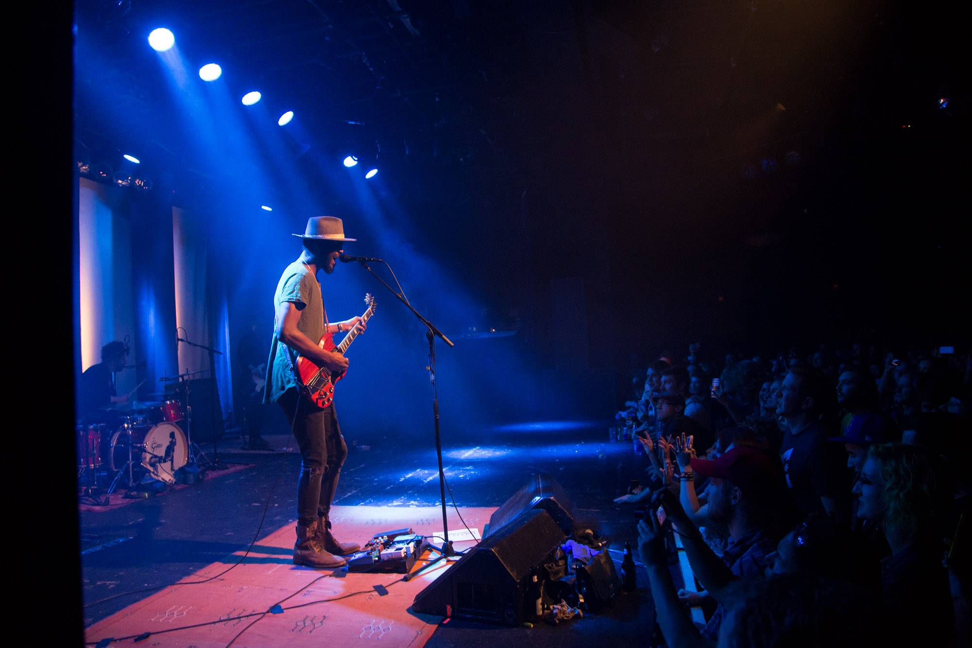 Gary Clark Jr. at the Commodore Ballroom, Vancouver, Apr. 12 2016. Kirk Chantraine photo.