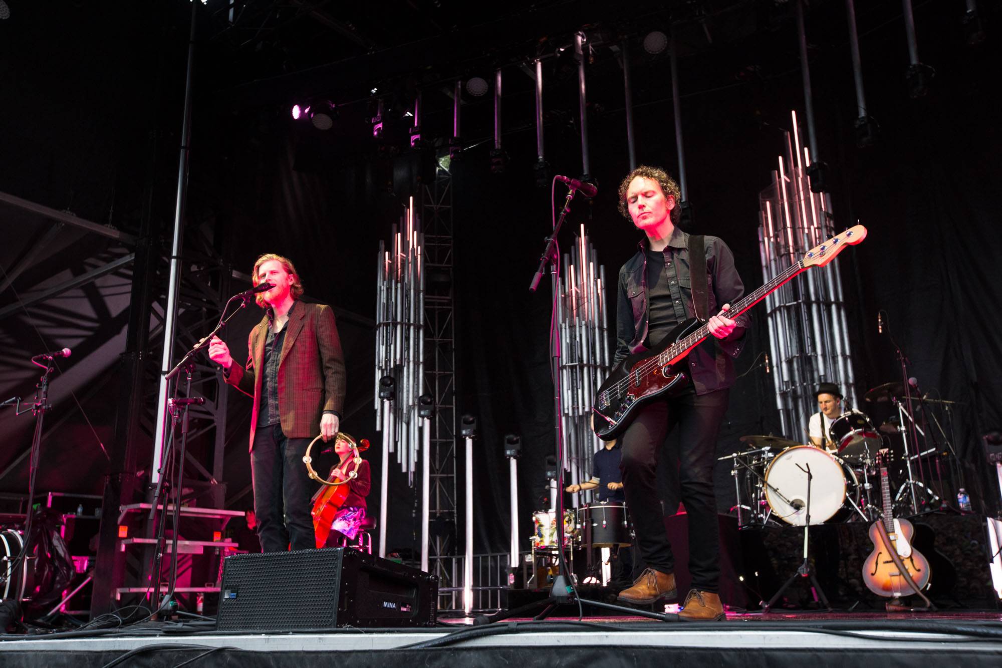 The Lumineers at Deer Lake Park, Burnaby, June 1 2016. Kirk Chantraine photo.