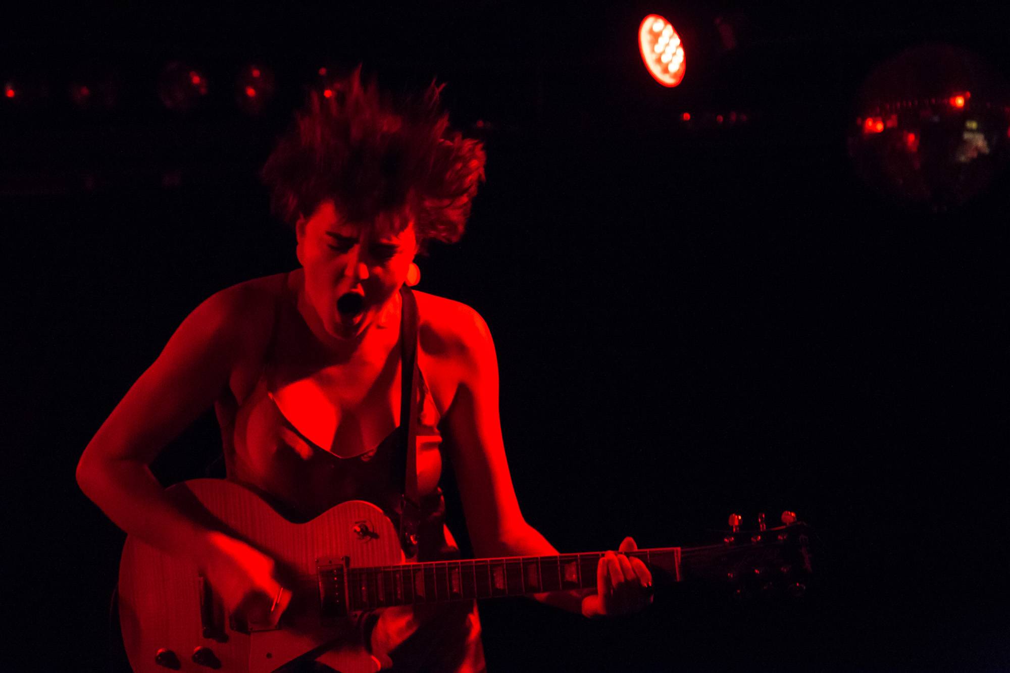 Francesca Belcourt at the Biltmore Cabaret, Vancouver, Nov. 16 2016. Kirk Chantraine photo.